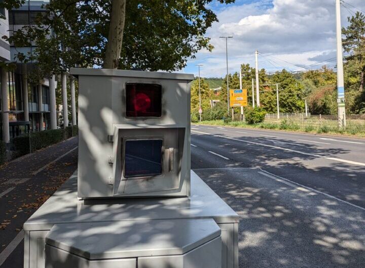 Mobiler Blitzer in Würzburg