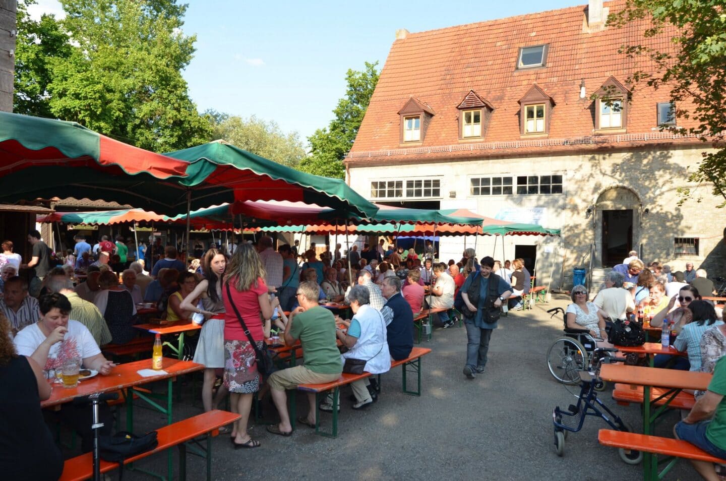 Heidingsfeld: Feiern im romantischen Mühlenhof