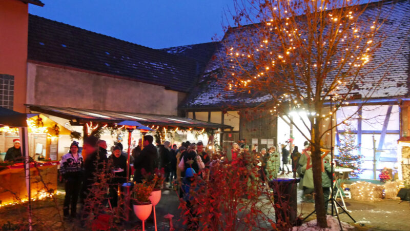 Christbaummarkt in Gramschatz