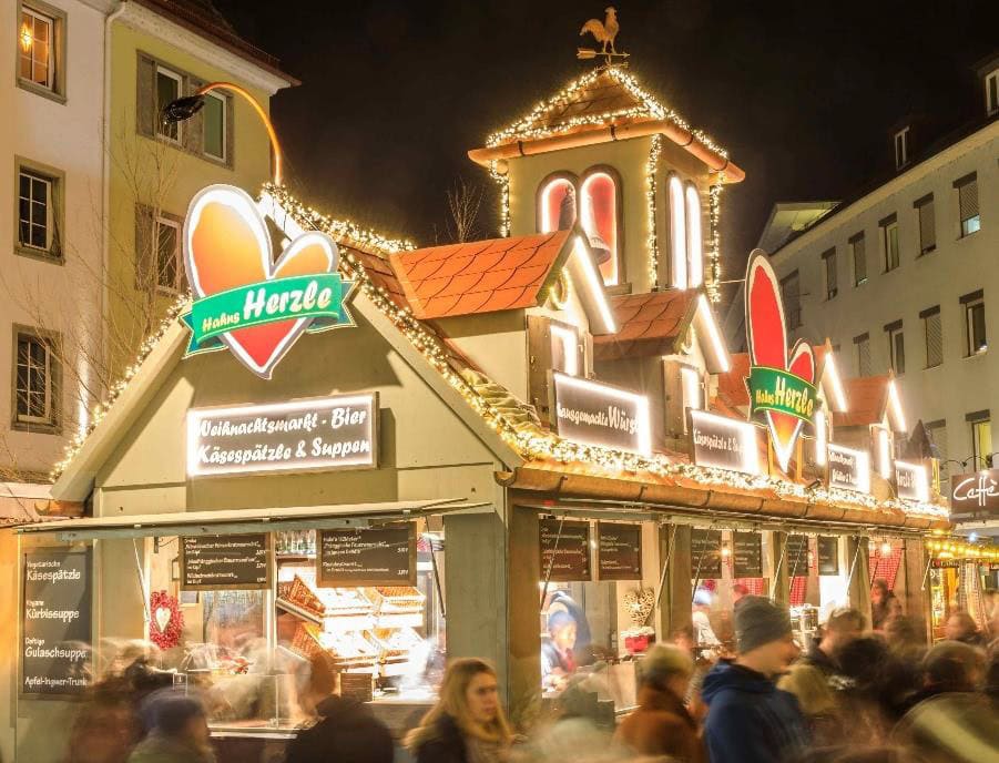 Hahns Herzle auf dem Weihnachtsmarkt: Schlemmerpakete zu gewinnen!